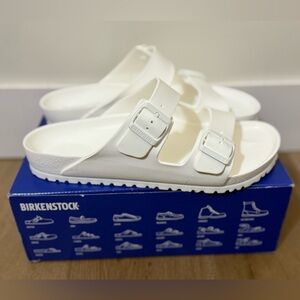 Birkenstock Arizona EVA White Sandals New in Box - Size 44